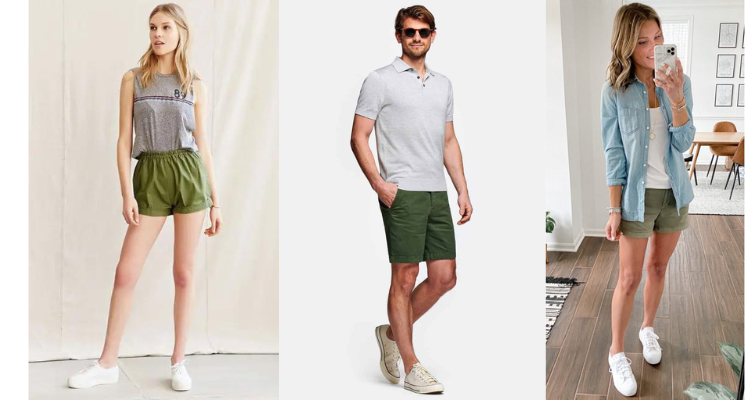 What Color Shirt Goes With Green Shorts