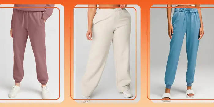 different types of sweatpants