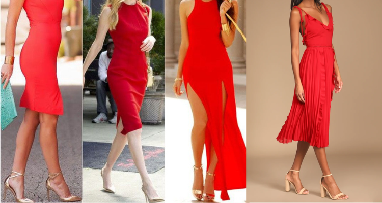 What Color Shoes Go with A Red Dress