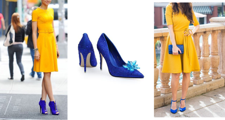 shoes for yellow dress