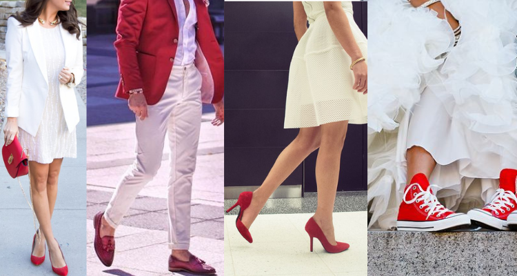 What color shoes with white dress