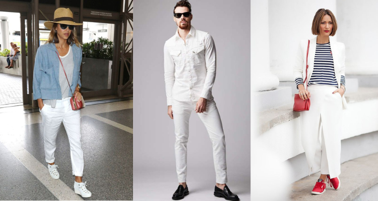 Best Shoe Colors To Wear With White Pants