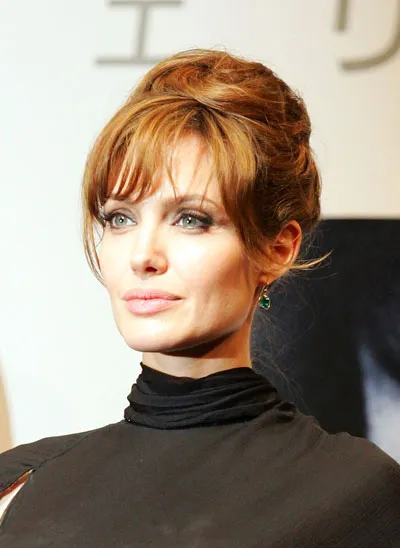 Voluminous Updo Angelina Jolie