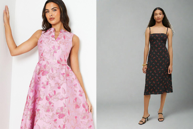 Versatile Fabrics and Patterns midi dress