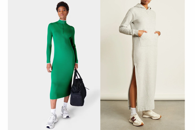 Sporty Sweatshirt midi dress