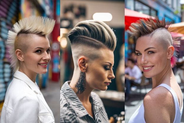 Sarah’s Bold New Look: Embracing a Mohawk for Stylish Shortcut