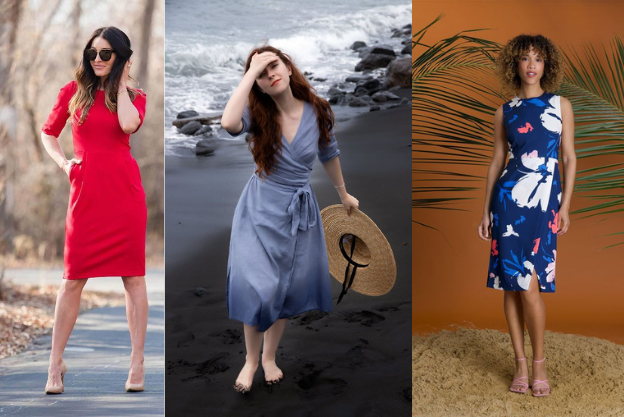 How To Wear A Midi Dress Without Looking Frumpy?