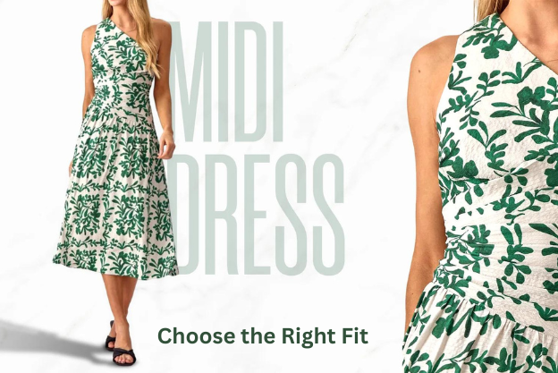 Choose the Right Fit midi dress