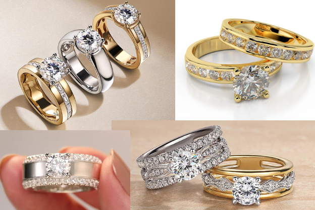 Metal Choices for Wide Band Diamond Engagement Rings