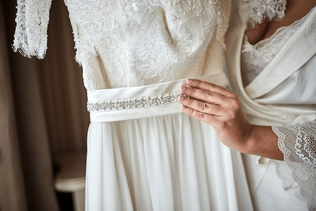 Bridal Dress With Belt